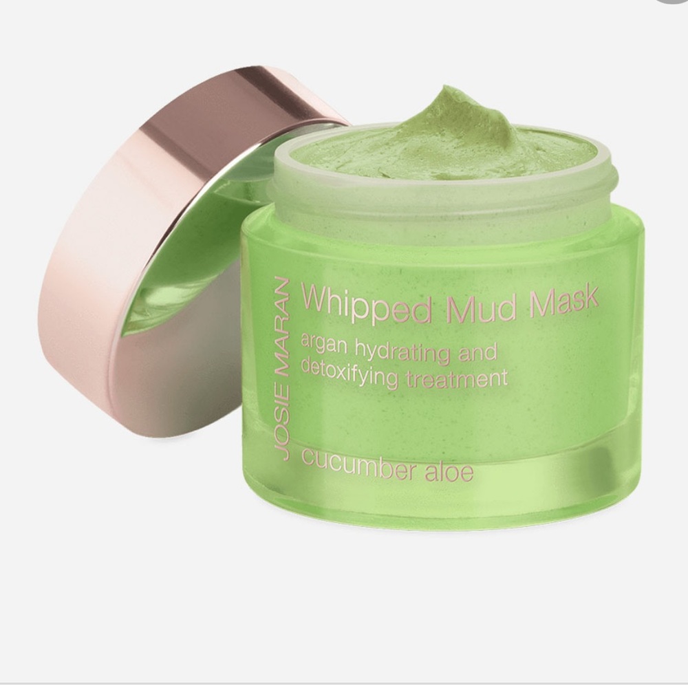 Josie Maran whipped mud mask Sephora green cucumber aloe new jar - Picture 1 of 2